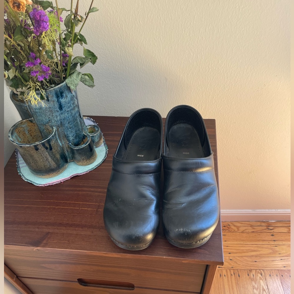 Dansko Professional Black Clogs - Mens 46 Wide